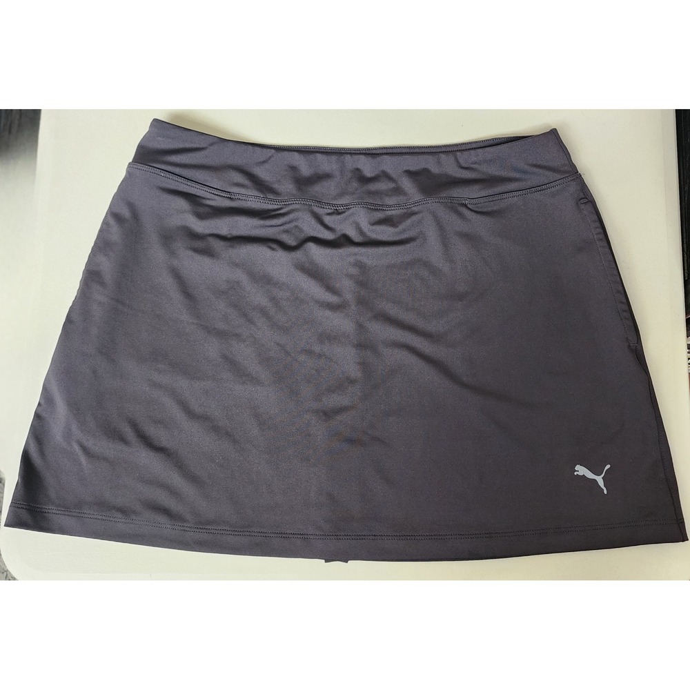 Puma Womens Black Active Tennis Golf Skirt Side Pocket Style 572866 Size M - Picture 1 of 8